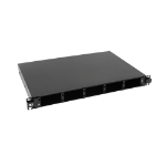 ACT 19" Multifunctioneel fiber optic patchpaneel, sliding rail, 5 slots