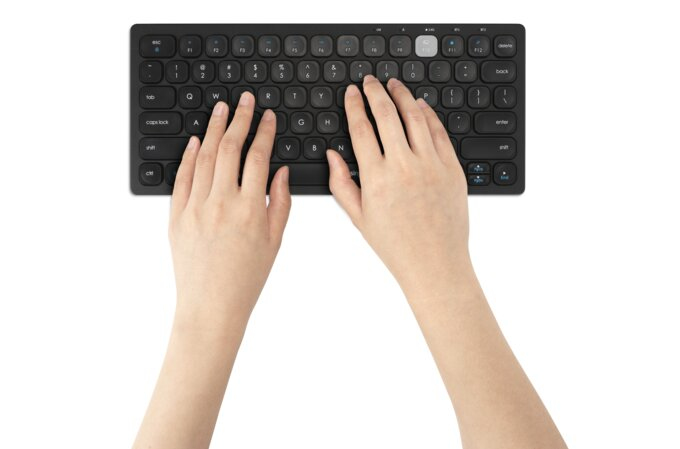 Kensington Multi-Device Dual Wireless Compact Keyboard Black Bluetooth QWERTY UK English