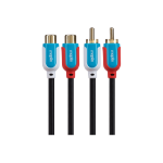 Maplin Twin RCA Phono Male to Twin RCA Phono Female Extension Cable 3m