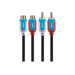 Maplin Twin RCA Male to Twin RCA Female Extension Cable 3m