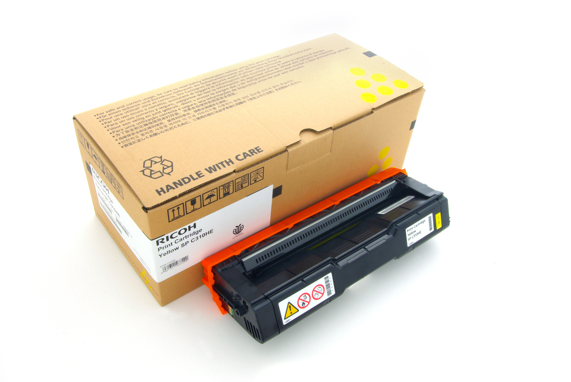Image of Ricoh 406482/SPC310HE Toner yellow high-capacity, 6K pages/5% for...