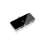 iogear GUD3C460 interface hub USB 2.0 Type-C Black, Silver