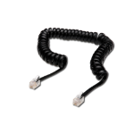 Digitus AK-460101-040-S telefoonkabel 4 m Zwart, Transparant