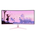 Arozzi Nova 34″ Curved computer monitor 86,4 cm (34") 3440 x 1440 Pixels Quad HD LED Roze