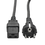 Tripp Lite P050-008 power cable Black 96.1" (2.44 m) C19 coupler CEE7/7
