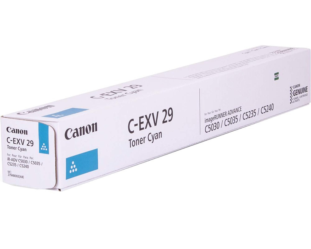 Image of Canon 2794B002/C-EXV29 Toner cyan, 27K pages/5% 430 grams for...