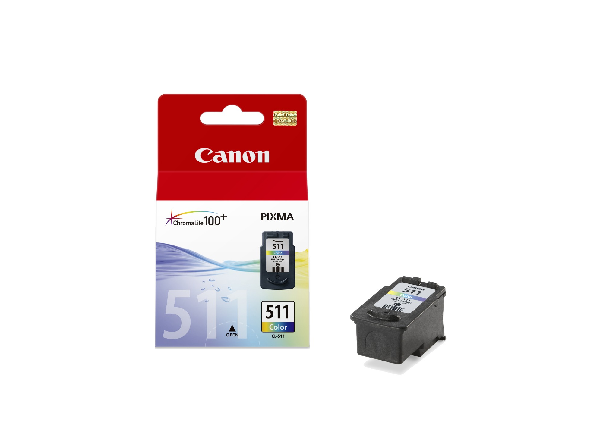 Canon 2972B010/CL-511 Printhead cartridge color Blister. 244 pages 9ml
