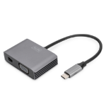 Digitus DA-70825 USB grafische adapter 4096 x 2160 Pixels Grijs