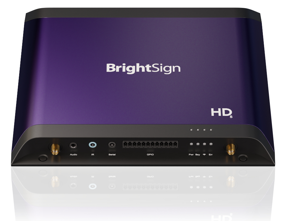 Image of BrightSign HD1025 digital media player Black, Purple 4K Ultra HD