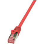 LogiLink Cat.6 S/FTP, 0.5m networking cable Red Cat6 S/FTP (S-STP)
