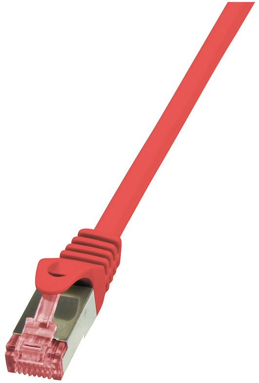 LogiLink Cat.6 S/FTP, 0.5m networking cable Red Cat6 S/FTP (S-STP)