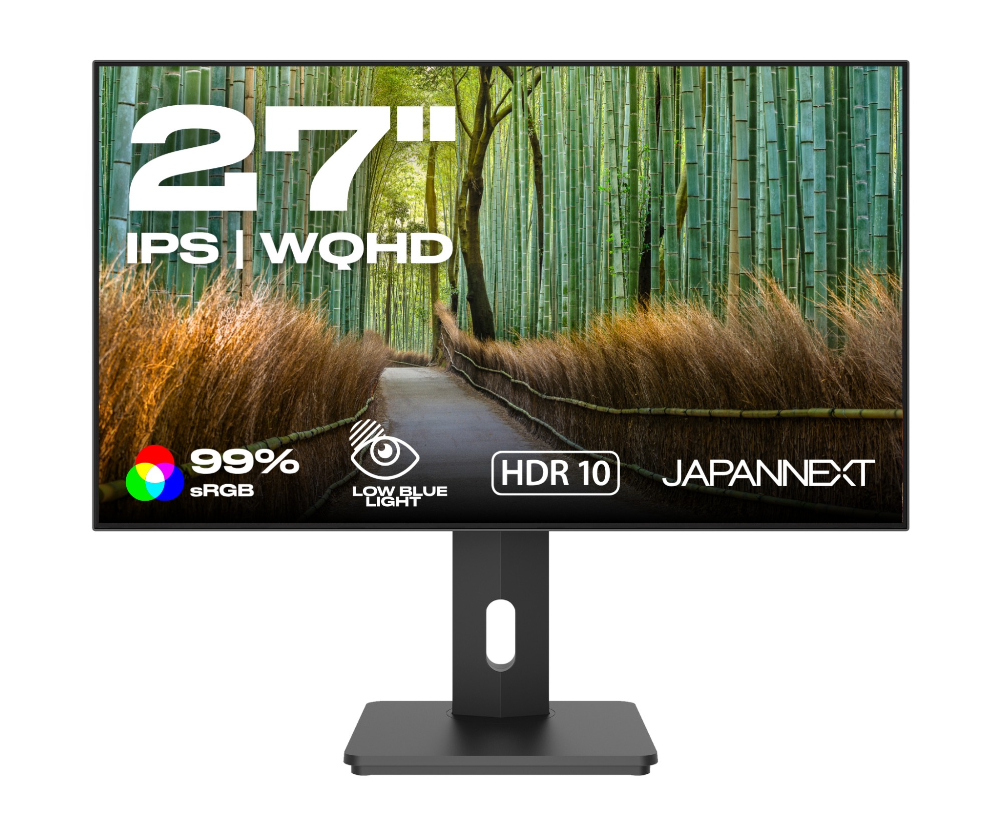 JAPANNEXT JN-27IPS4FLWQHDR-HSP computer monitor 68.6 cm (27") 2560 x 1440 pixels Wide Quad HD LCD Black