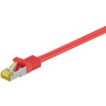 Goobay 91580 networking cable Red 0.5 m Cat7 S/FTP (S-STP)