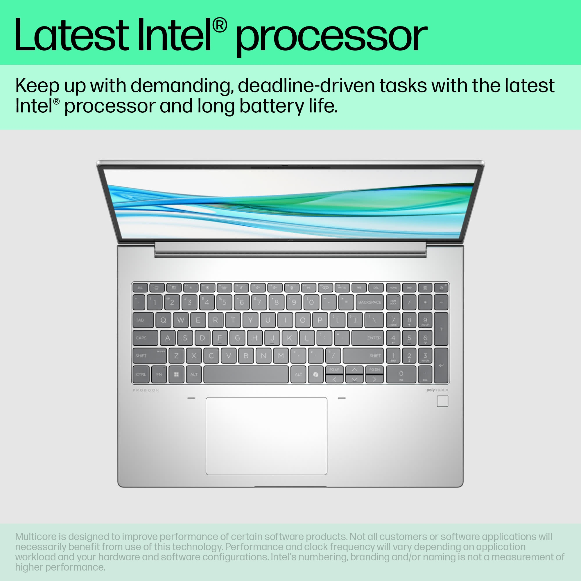 HP ProBook 460 G11 Intel Core Ultra 5 125H Laptop 40.6 cm (16") WUXGA 16 GB DDR5-SDRAM 512 GB SSD Wi-Fi 6E (802.11ax) FreeDOS Silver