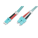 Digitus Fiber Optic Multimode Patch Cord, OM 3, LC / SC