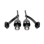 Tripp Lite Industrial Cat5e/Cat6 STP Patch Cable – RJ45 M/M, CMX Outdoor, IP67, 26 AWG, 7 m