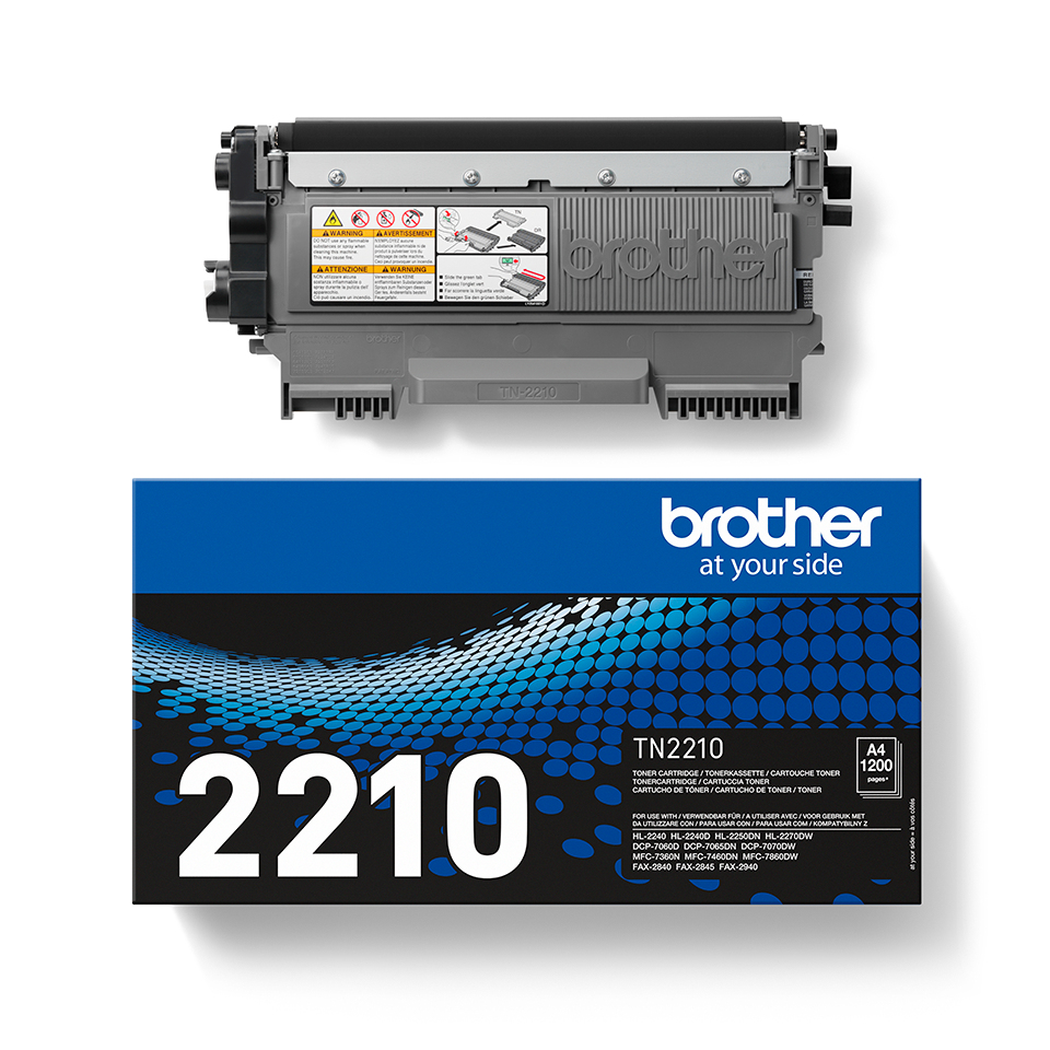 Brother TN-2210 Toner-kit, 1.2K pages ISO/IEC 19752 for Brother Fax 2840/HL-2240