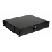 Equip Lockable Drawer 19', 2U, RAL9005 Black
