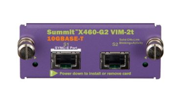 Extreme networks X460-G2 VIM-2t network switch module 10 Gigabit Ethernet