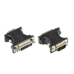 Alcasa DVI-I - VGA Zwart