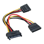 InLine SATA Y-Power Cable SATA female / 2x SATA male 0.15m