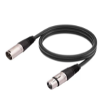 Microconnect XLRMF05 audio cable 0.5 m XLR (3-pin) Black