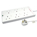 Microconnect GRU006WUK-SWITCH power extension 2 m 6 AC outlet(s) White