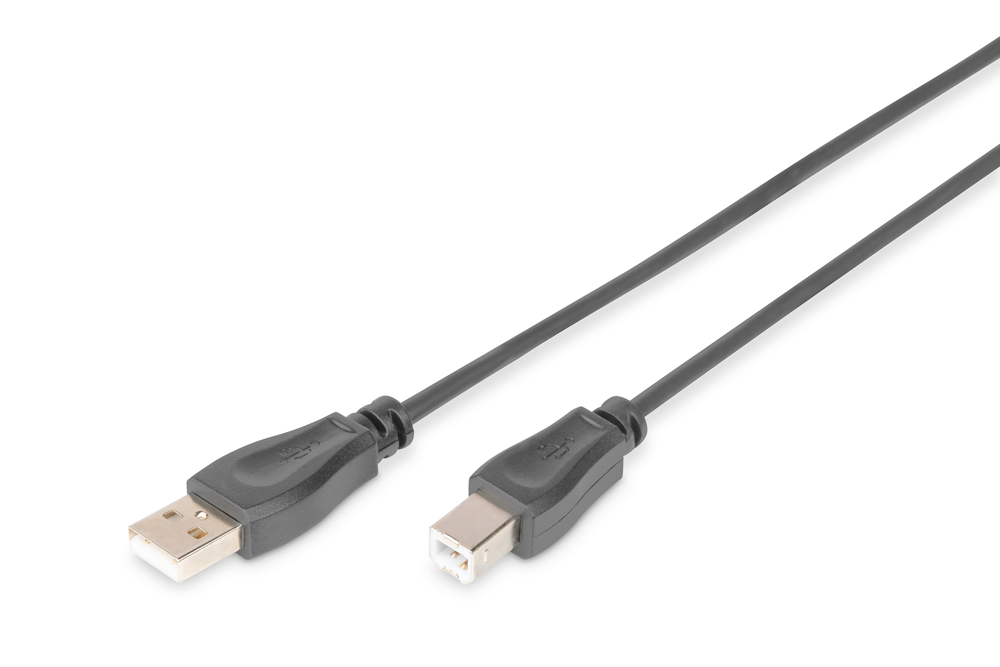 Image of Digitus USB 2.0 connection cable, USB A to USB B