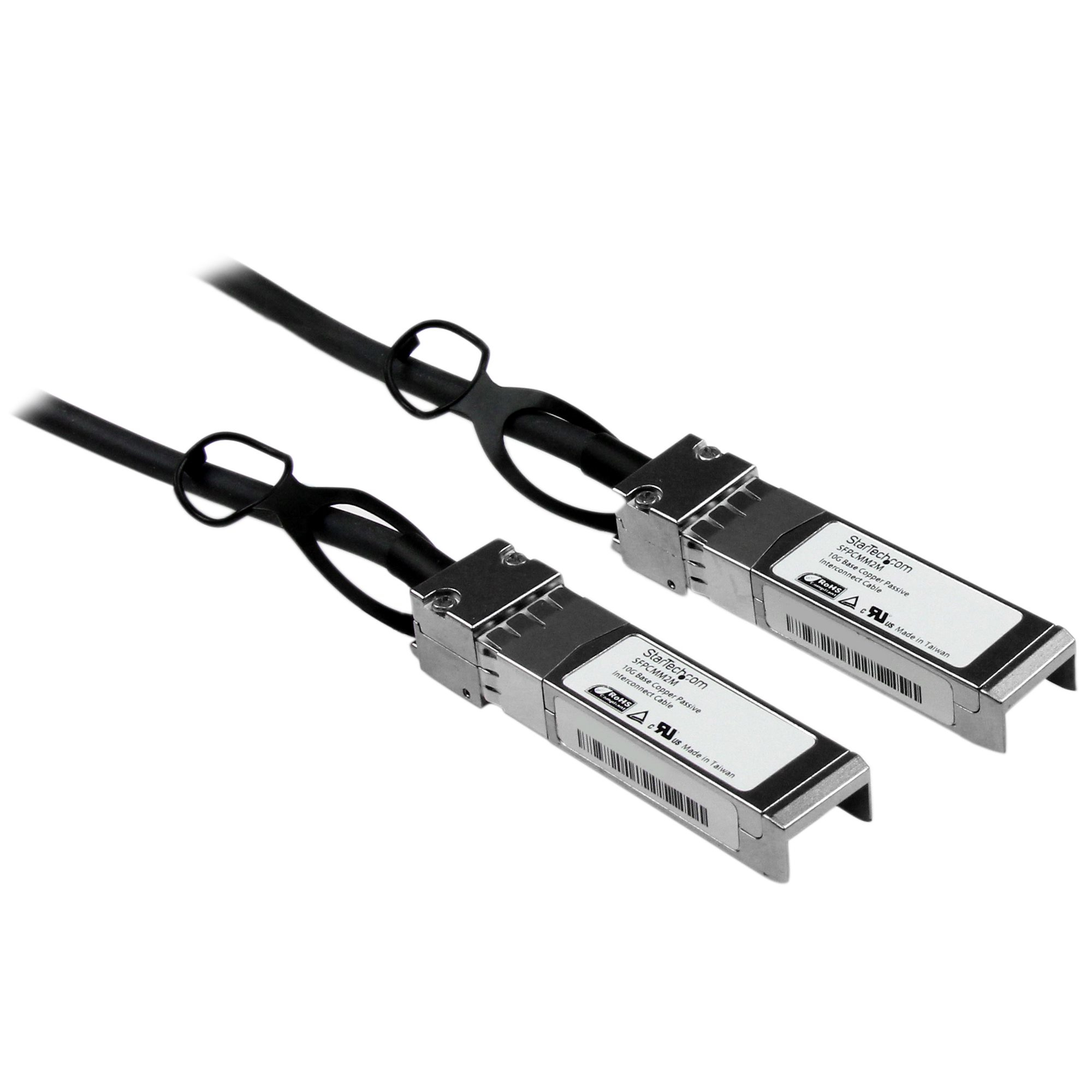 Image of StarTech.com Cisco SFP-H10GB-CU2M Compatible 2m 10G SFP+ to SFP+...