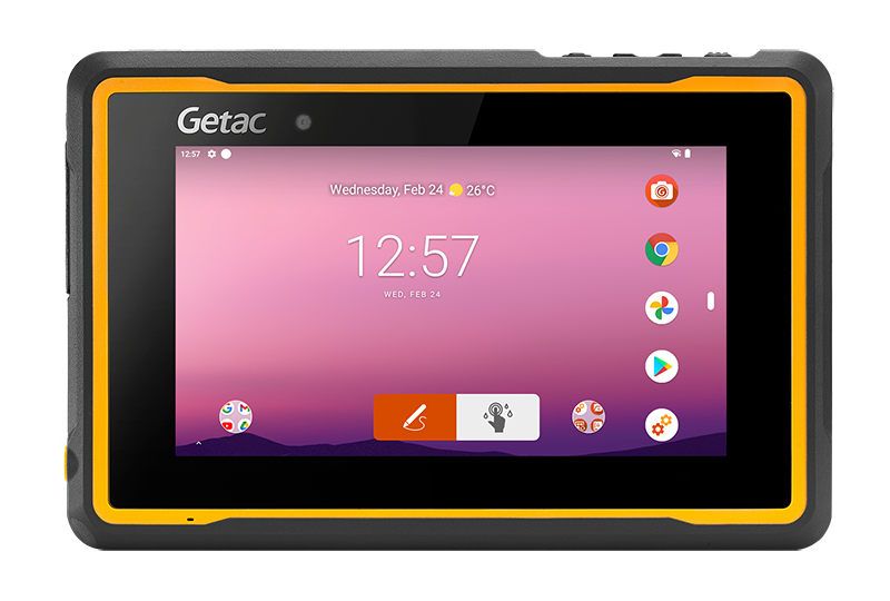 Getac ZX70 G2 64 GB 17.8 cm (7") Qualcomm Snapdragon 4 GB Wi-Fi 5 (802.11ac) Android 10 Black, Yellow