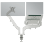 Leitz Ergo Space Saving Dual Monitor & Laptop Arm