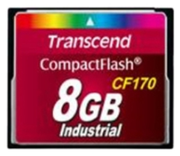Image of Transcend CF170 8 GB CompactFlash MLC
