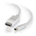 C2G 2m, Mini DisplayPort - DisplayPort Blanco