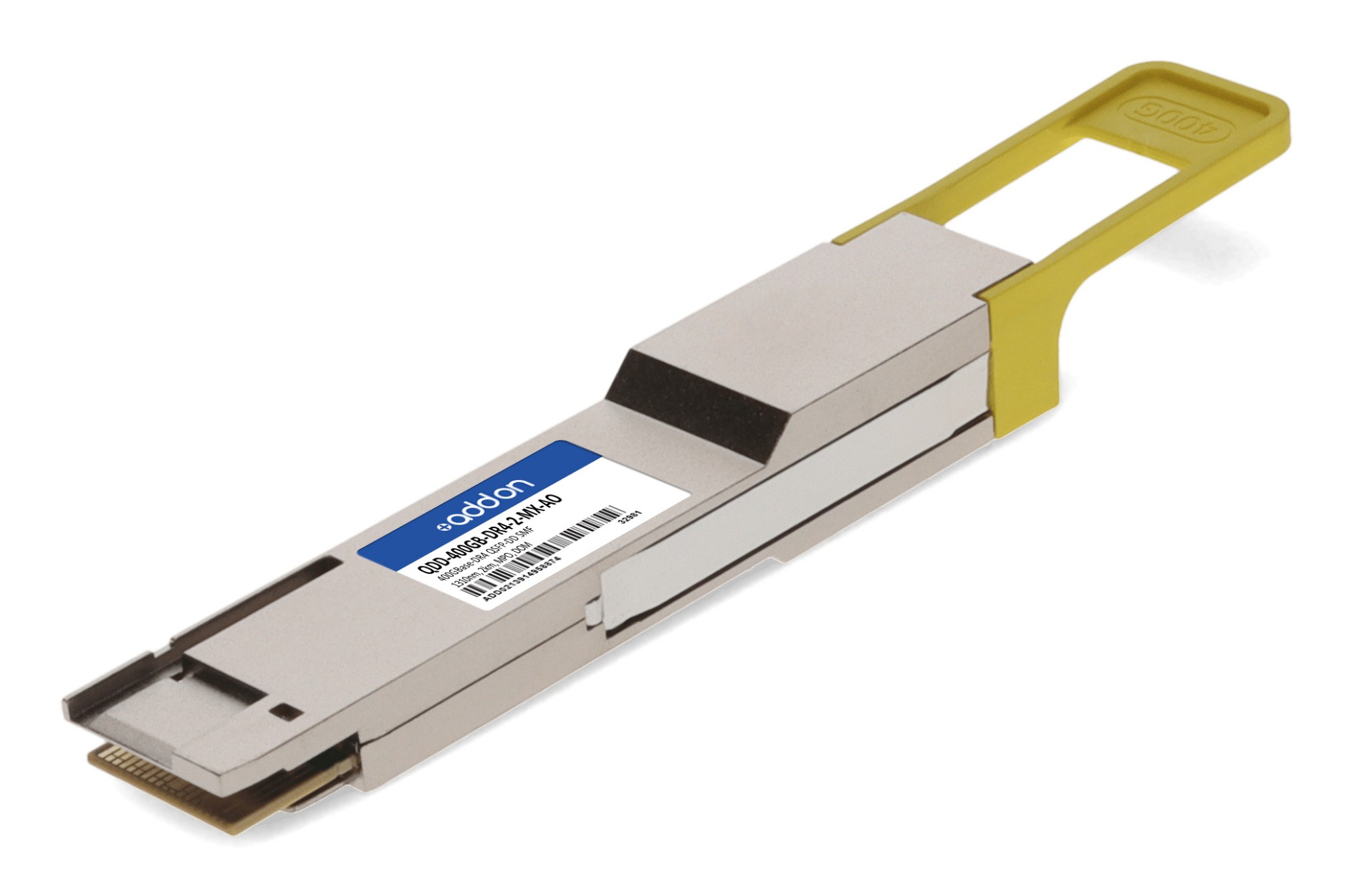 AddOn Networks QDD-400GB-DR4-2-MX-A Compatible 400G QSFP-DD 500 m TAA Compliant Transceiver AddOn Networks QDD-400GB-DR4-2-MX-A Compatible 400G QSFP-DD 500 m TAA Compliant Transceiver