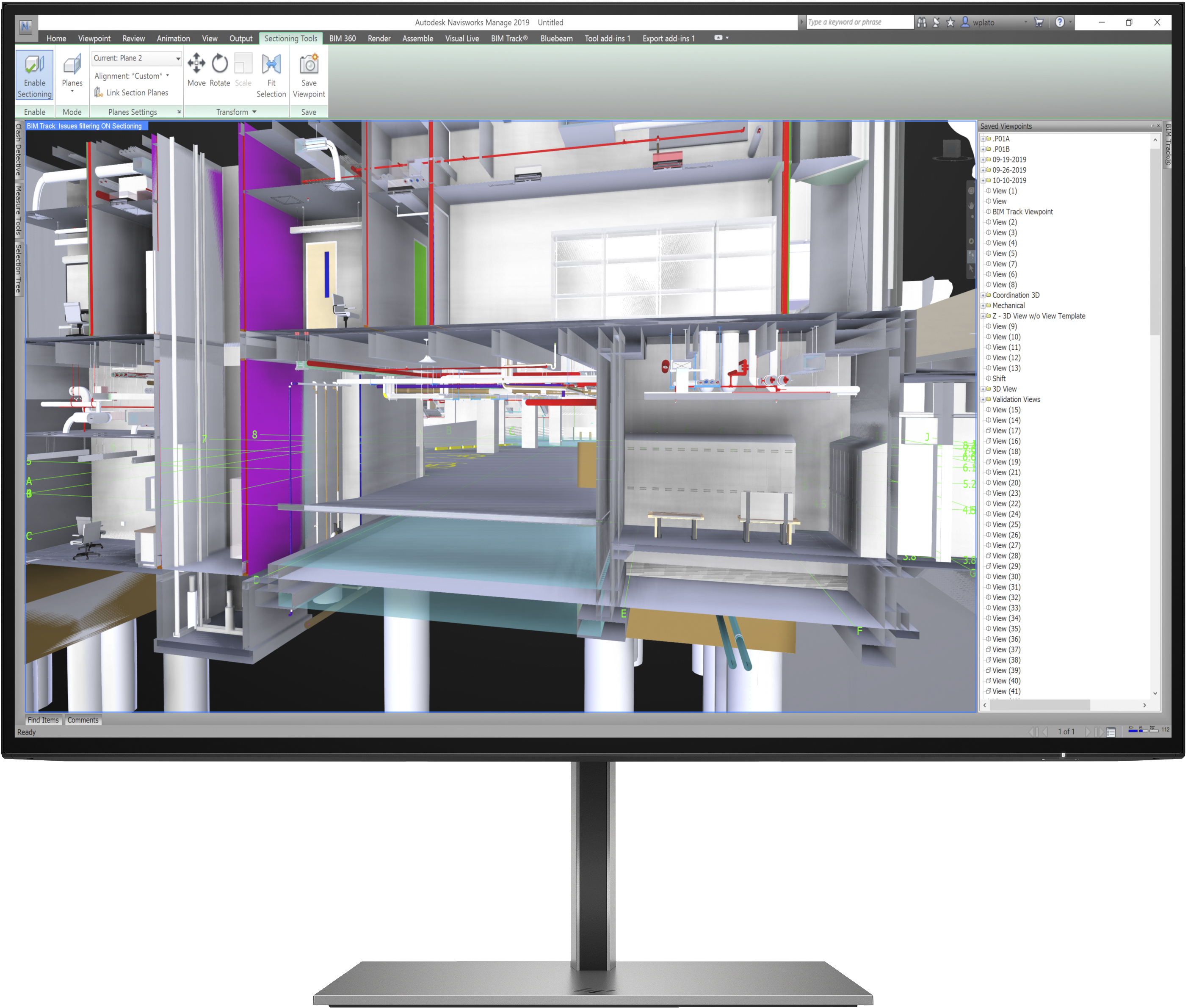 Image of HP Z24u G3 computer monitor 61 cm (24") 1920 x 1200 pixels WUXGA...