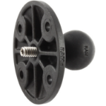 RAM Mounts Ball Adapter with Composite Round Plate and 1/4"-20 Threaded Stud