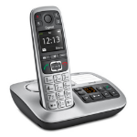 Gigaset E560A DECT-telefoon Nummerherkenning Zwart, Zilver