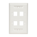 Tripp Lite N042-001-04-WH wall plate/switch cover White