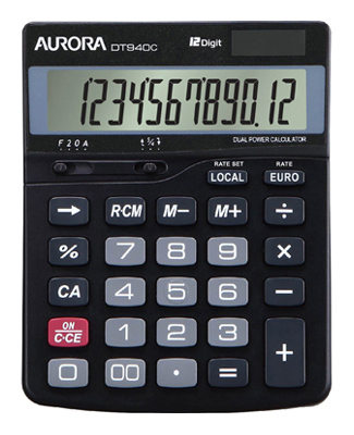Image of Aurora DT940C calculator Desktop Basic Black