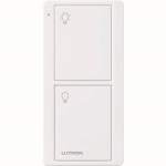 Lutron PJ2-2B-GWH-L01 remote control RF Wireless Lighting Press buttons