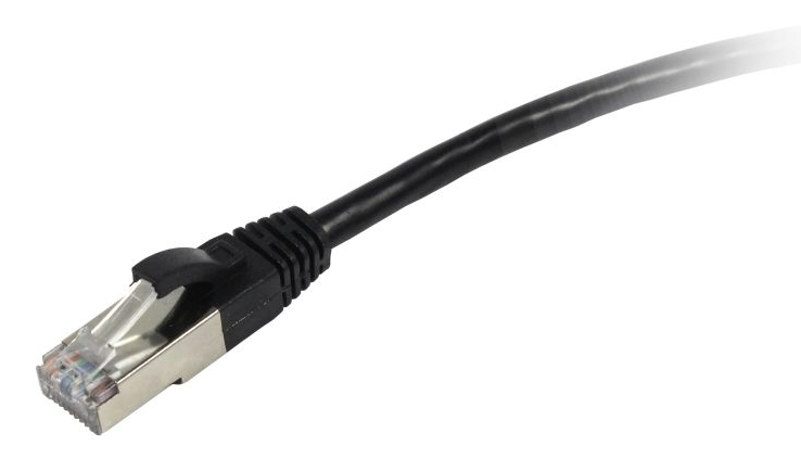 EU Product - Patchkabel RJ45 CAT5e 100Mhz schwarz S-FTP SF/UTP - Cable - Network thumbnail