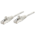 Intellinet Network Patch Cable, Cat5e, 2m, Grey, CCA, F/UTP, PVC, RJ45, Gold Plated Contacts, Snagless, Booted, Lifetime Warranty, Polybag