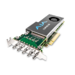 AJA CRV88-9-T-NC1 - Corvid 88 - 3G-SDI PCIe I/O Card with HD-BNC Connectors, Active Cooling, No RS-422