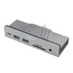 LogiLink UA0347 notebook dock/port replicator USB 3.2 Gen 1 (3.1 Gen 1) Type-C Aluminium
