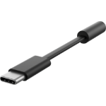 Microsoft LKZ-00003 mobile phone cable Black USB C 3.5mm