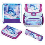 Herlitz Loop Plus Ocean in Heaven school bag set Girl Polyester Blue, Purple