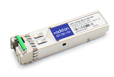 Image of AddOn Networks SFP-10GB-BX-U-40-AO network transceiver module...