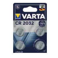 06032 101 404 VARTA Batterie Knopfzelle CR2032 *Varta* 4-Pack