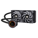 Thermaltake CL-W322-PL12GM-B computer cooling system Processor All-in-one liquid cooler 12 cm Black, Grey