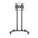 B-Tech Large Universal Flat Screen Trolley / Floor Stand (VESA 600 x 400) - 1.6m Ø50mm Poles